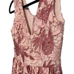 Dress the Population BHLDN x Pink Rose Rita Floral Lace Plunge Midi Dress EUC XS Photo 5