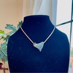 Trifari RARE 1970s vintage  Enamel gold tone chocker and earrings Photo 0