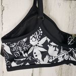 Victoria's Secret NWT  Black White Palm Iconic Scoop Bikini Top Women's Size XL Photo 5