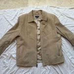 Sonoma Life + style suede leather (100%) Tan Jacket Photo 2