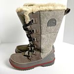 Sorel Boots Women's Size 8 US, 39 EU Tivoli High II Gray Wool Winter Snow Casual Photo 6