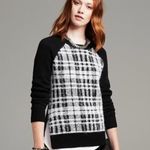 Banana Republic Sweater XS Extra Small Wool Alpaca Pullover Plaid Chunky Knit Photo 3