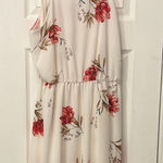 Lush Clothing Lush Floral White Midi Dress Size XL (Nordstrom Brand) Photo 0