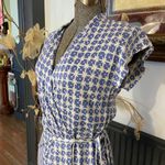 Diane Von Furstenberg  Mindy 100% Silk Wrap Periwinkle Dress - Sz 2 🧡🎀 Photo 3