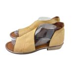 Free People * Mont Blanc Sandal Womens Size 41 Tan Leather D'Orsay Slip On Shoe Photo 6