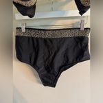 🔴High Waisted Bikini Push Up Top Black Size L Photo 2