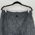 Sandro Women's Gray Textured Buttoned Pocket Bermuda Shorts Size 8 Photo 7