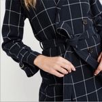 Abercrombie & Fitch Plaid Belted Long Coat Photo 2
