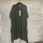 BEYOND‎ Control Women’s Green Shirtdress Coverup Size Small OVERSIZED Photo 9