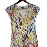 J.Crew Point Sur Cotton Voile Tiered Midi Dress Pom Pom Flutter Sleeve, size 4 Photo 1