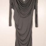 Halston Heritage NWT  Draped Dress in Slate Photo 0