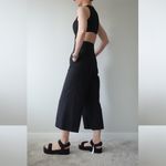 Agenda Black Backless Wide Leg Sleeveless Jumpsuit Size 2 / 34 / XS Photo 3