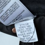 Mother High Waisted Rider Ankle Jeans Not Guilty Back Size 24 Straight Leg Flare Black Photo 4