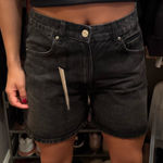 ZARA Black  Jean shorts Photo 0