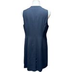 Vintage 90s AKA Eddie Bauer Sleeveless Wool Vest Dress Black 12 Petite Size 12P Photo 3