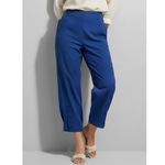 Farm Rio  High Waisted Buttoned Blue Pants, Navy Blue, Small Photo 1