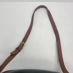 Coach Vintage 80s City Bag Spectator Purse Shoulder Bag Black Brown Piping Photo 9