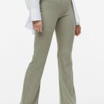 H&M High Waisted Ribbed Flare Leggings Photo 0