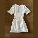 Cinq à Sept cinq a sept easton denim belted a-line mini dress Photo 3