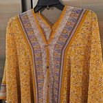 J.Jill 💕💕 Mixed-print Two-way Poncho ~ Light Tigers Eye Paisley One Size NWT Photo 8