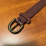 American Eagle Brown Leather Braided Belt Photo 2