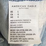 American Eagle Acid Wash Blue Denim Hooded Jacket Size Large Photo 7