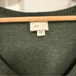 Anthropologie Like New  Postmark Gia Split Ruffle Hem V-Neck Sweater Photo 3