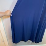 Hailey Logan Adrianna Papell Sz 5/6 Navy Blue One Shoulder Sequin Gown Prom Y2K Photo 6