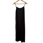 Topshop Black Semi Sheer MIDI Slip Dress Women’s Size 4 Photo 1