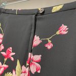 Liz Claiborne VTG 90s Y2K First Issue  Black Pink Floral Mid-Length Career Skirt Photo 9