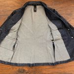 Kenneth Cole blue/black denim mini skirt suit, NWOT Photo 4