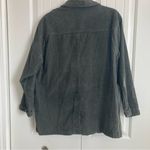 Dress Barn Vintage Corduroy Shacket L Green Button Up Photo 9