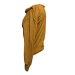 Anthropologie  Small Cropped Crossover Orange Gold Sweater Stretch rayon blend Photo 1