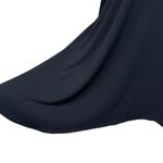 Alfani  XX-Large Tunic Top Stretch Shark-Bite Hem 3/4 Sleeves Boat Neck Navy Blue Photo 1