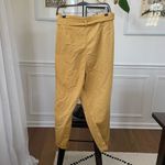 NWT Stitch Star Belted Crop Pants Cuffed Mustard Yellow 3X Photo 6