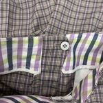 Adidas Purple, Blue & Yellow Plaid Women's Bermuda 12" Inseam Golf Shorts Size 4 Photo 5