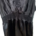 BCBG Maxazria Black satin tank top Photo 1