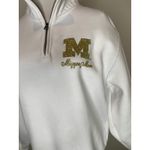 Jansport Mizzou Mom White 1/4 Zip Pullover GOLD M Sz Medium Photo 10