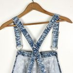 Torrid Denim Shortall Overall Liberty Star Print Size 26 Stretch Distressed Photo 8