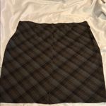 Amanda & Chelsea  Black and Brown Plaid Pencil Skirt Photo 1
