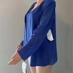 R & M Richards R&M Richard’s Set Sparkle Peri Blue Formal coat And Sleeveless Top Sz 14 NWT Photo 9