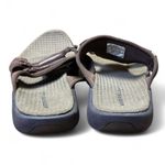 Merrell  Glade Slide Sandals Womens Size 9 Cognac Brown Leather Slip On Open Toe Photo 5