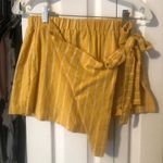 Forever 21 Yellow Striped Skort Photo 0