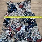 MSK Womens sleeveless paisley dress w/ 3 ring accent neckline, size Medium (M) Photo 4