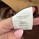 Petal and Pup  Carly Faux Leather Miniskirt XS tan Photo 7