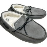 Nordstrom  Rack Slippers Womens Size Large Faux Fur Gray Slip On Style Photo 0