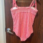 Draper James  x Lands' End One Piece Swimsuit Pink Gingham Barbiecore 18w NWOT Photo 5