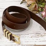 Michael Kors MK Brown Belt 10 Photo 0