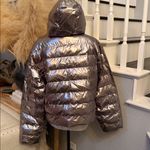 GREYSON NWT METALLIC EOS X HOODIE PERFORMANCE JACKET SIZE MEDIUM Silver Photo 4