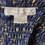 Finn & Grace Anthropologie Blue Floral Blouse Photo 3